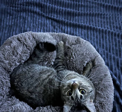 PuffyBlend™ Calming Pouf+ Cat Bed
